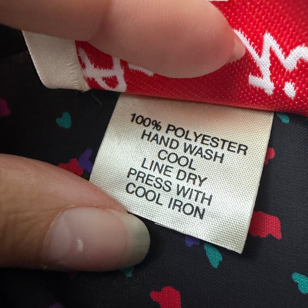 80s Vintage Assorti for Susan Freis Floral Pleated Midi Dress Size M - Picture 4 of 4